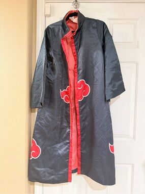 Boys size XL or Men’s M/L Spirit Black Coat with Coral-Red Lining